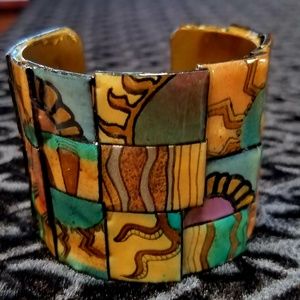 Wearable Art Mosaic Cuff